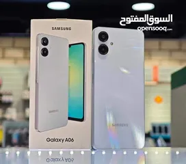  2 مستعمل ايام Samsung A06 رام  8 و 12 جيجا 64 و 128 أغراضة والكرتونه الأصلية متوفر توصيل