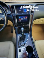  10 إنفنتي Q50 موديل 2017 ، وارد شركة محرك 2.0 تيربو 211 حصان جير أوتوماتيك 7