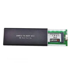  2 حافظة هارد M2  BOX USB to SSD M2 NGFF