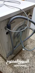  8 غساله سامسونج 7 كيلو لون ابيض  غسيل وتنشيف  شغاله ومش ناقصها اشي   بحاله الوكاله وفش فيها اي عيب