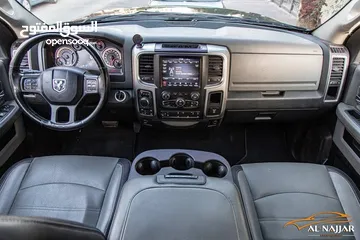  9 Dodge Ram Big horn 2019 gasoline   البكب بحالة الوكالة و قطع مسافة 51,000 ميل فقط