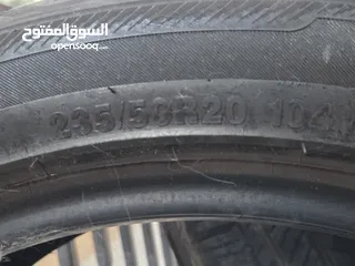  2 زوج من الإطارات مستخدم ماركة مارشال ID4 ليست كهرباء للبيع