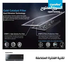  6 •	تبريد أسرع بمرّتين: بفضل تكنولوجيا Dual Inverter، بتوصل درجة البرودة المطلوبة بوقت قياسي، حتى لو ك