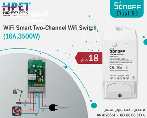  1 مفتاح ذكي لاسلكي واي فاي  Dual R2 Sonoff