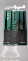  4 راوتر دي لينك D LINK جديد بغلاف الشركة سرعة 1200 2.4 & 5g 4G+-CAT6 مشغل كل الشركات يتوفر مستعمل