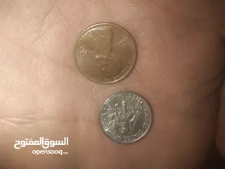  7 عمله امريكيه نادره 1 سنت عام 1977 من البروز  للبيع لأعلى سعر