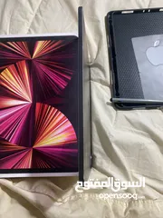  4 iPad Pro 11 128g لون سلفر مع قلم وكفر ولزقة شاشه نوعيه اصليه