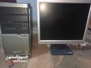  1 موجود جهاز كمبيوتر مكتبي مع شاشه و بلاي ستيشن 3 مهكره مع ايتين وجهاز كمبيوتر مع شاشه توصيل مجاني