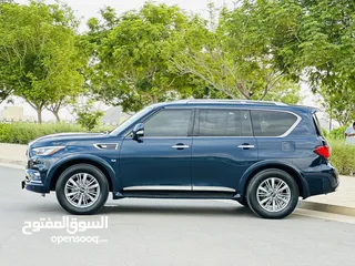  4 للبيع إنفينيتي QX80 2020 نظيفة جدا و بسعـر منافس