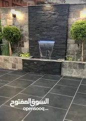  20 انشاء شلالات موديلات حديثة للحدائق والشاليهات .