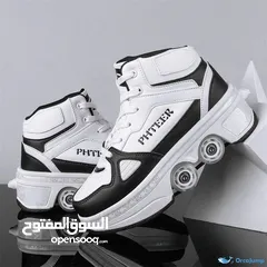  1 بوت سكت صيني مع كبسة  اللون ابيص واسود  نفس الي بالصورة بالظبط