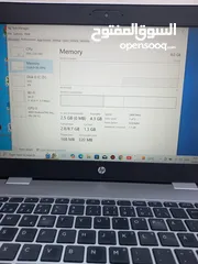  4 لابتوب hp المعالج amd ryzen 3pro .الهارد 256  ssd الرام 8