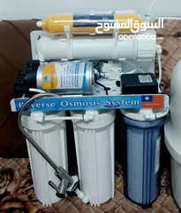  3 فلتر ماء 6 مراحل مستعمل نظيف جدا للبيع  صناعة تايواني شغال مئة بالمئة ما بدو أي شيء تم تغيير حشوات