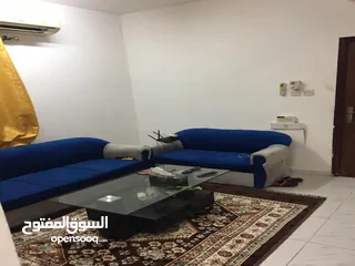  8 للايجار الشهري شقة غرفتين وصالة مفروشة في عجمان منطقة الكورنيش