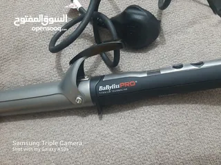  5 مجعد الشعر من بيبي ليس برو، درجة الحرارة تصل الي 200 درجة  Babyliss Pro Curling Iron