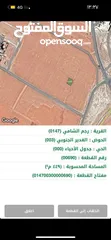  14 ارض للبيع 500 متر في قرية رجم الشامي حوض الغدير الجنوبي على شارع عمان التنموي