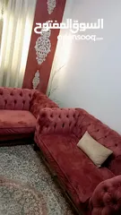  3 طقم غرفة ضيوف سومو لون مميز  7 مقاعد بحالة الجديد البيع لعدم الاستعمال  بسعر مغري جدا جدا جدا