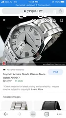  3 Armani watch original
