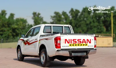  4 Nissan Navara 4WD 2019 GCC Original Paint accident-free in excellent condition 1175 P.M