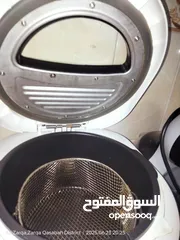 2 مقلى بطاطا مستعمل مرتين فقط بحاله ممتازه جدا للبيع بالزرقاء الجديده