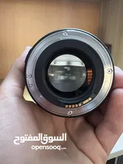  7 عدسة 85mm f1.8 canon ولا خدش في حاله جيدة جذًا لممتازة