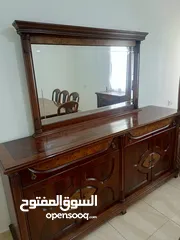  2 غرفة سفرة خشب زان ولاتية، ثلاجة، غسالة، ثريات