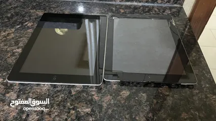  5 جهاز iPad 4 (الجيل الرابع) بسعة 16GB ويدعم    بحاجة لتغير شاشة فقط Wi-Fi + Cellular