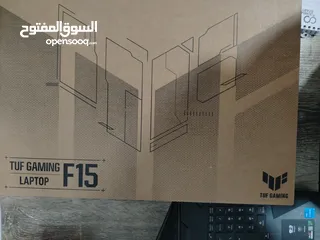  4 لاب توب ASUS Gaming TUF 15 Gaming  للبيع بحالة ممتازة والتوصيل لجميع انحاء الاردن