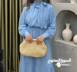  6 فستان بجنن  المقاسات : 1 بلبس من 38+40 مقاس 2 بلبس 42+44 النعومة والأناقة والجمال