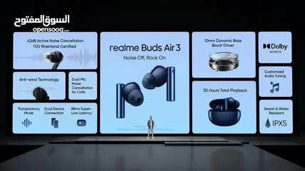  9 Realme Buds Air 3 ريل مي بودز 3