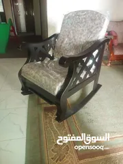  5 كراسي هزاز كوبرا خشب زان / مورس الاردن