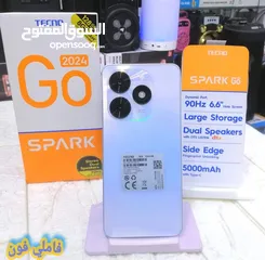  21 مستعمل ايام  Spark GO 2024  رام 8 جيجا 128 شغال كفاله الشركة متوفر توصيل