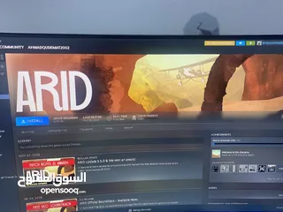  7 عرض ناري! PC جيمنغ + حساب ستيم + ماوس وكيبورد جيمنغ فقط بـ 180