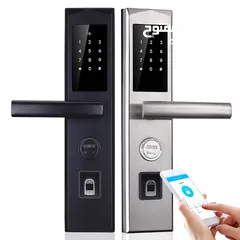  1 smart lock door - نظام قفل الباب الذكي للابواب مع الانظمة العبقرية للشركات والمكاتب والبنوك والمنازل