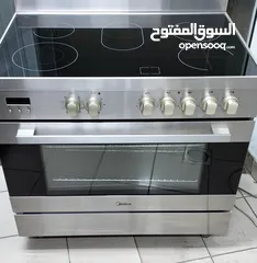  8 Bosch 5 Burner Electric Cooker 90cm