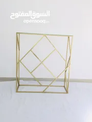  2 كونسول مدخل لون ذهبي