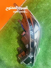  4 اضوية امامية نيسان ليف 2018-2024   وارد اليابان وامريكي عاكسة بيضه  ضوء امامي نيسان ليف 2020 ياباني