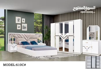  11 غرفۃ نوم بدون ترکیب بدون دوشك BEDROOM SET WITHOUT FITTING WITHOUT MATTRESS