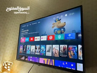  2 للبيع شاشه TCL حجم 65 فل سمارت احدث موديل رسيفر داخلي اوامر صوتيه 4K UHD  طبعا الشاشه بحال الوكاله