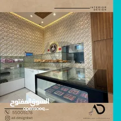  26 تصميم وتنفيذ وتشطيب ديكورات داخلية وبوث معارض ( المشاريع السكنية والتجارية) تسليم مفتاح م. ديكور