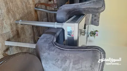 2 طاولة سفرة 8 مقاعد سكني