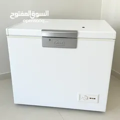  1 فريزر BEKO أفقي 202 لتر بحالة ممتازة - موفر للطاقة