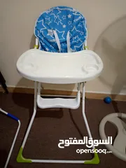  7 تخت بيبي + فرشة + مسلتزمات بيبي واطفال