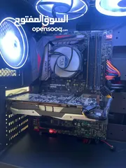  4 Core i7 7700 Mather bord MAXIMUS VIII HERO  Ssd  256  Ram 12 gb DDR4 Pawar 500 كيس مضيء مع روموت تحك