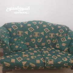  1 طقم كنبايات خشب زان 15مقعد مع برادي