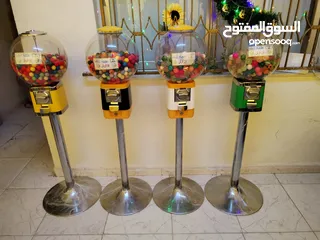  7 ماكينات علكة وطابات دخل شهري استثمار مربح اقرأ الوصف، ماكينة ماكنة ماكنات سوبر مراكت