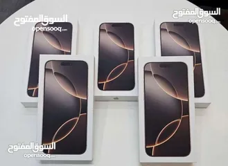  13 ايفون 16 بروماكس جديد كفالة الشرق الأوسط بسعر مميز