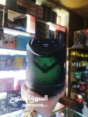  2 سماعات مكبر صوت شحن 4 انش سبيكر بلوتوث راديو اضائه سماعة رحلات صوت قوي SPEAKER