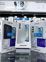  1 جهاز جديد بالكرتونة Samsung A16 رام 8 و 12 و 16 جيجا 128 و 256 مكفول سنة متوفر توصيل وهدية