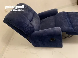 8 كرسي ريكلاينر عدد 2  مستورد امريكي بحالة الوكاله